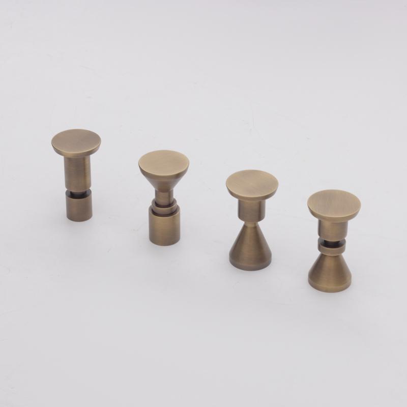 Chess Hook Set of 4 - Luxury Solid Brass Metal Wall Coat Hooks Gold Antique Bronze Black for Home Decor and Clothing Towel Use
