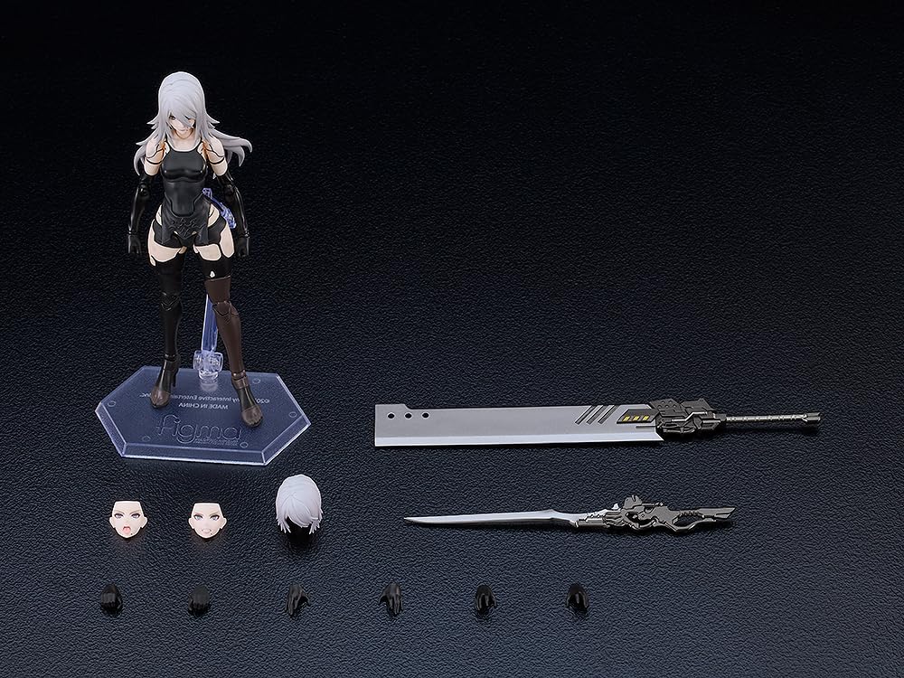 figma NieR Automata A2 Type A plastic painted movable figure Ver1.1a [YoRHa No. 2] Non-scale