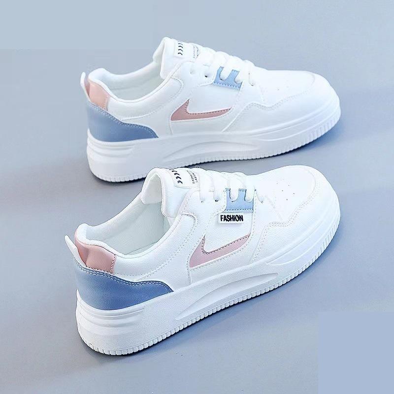 

Предзаказ маленькие белые женские туфли весна и лето кожаная поверхность водонепроницаемые универсальные повседневные в стиле колледжа спортивная обувь мягкие 40