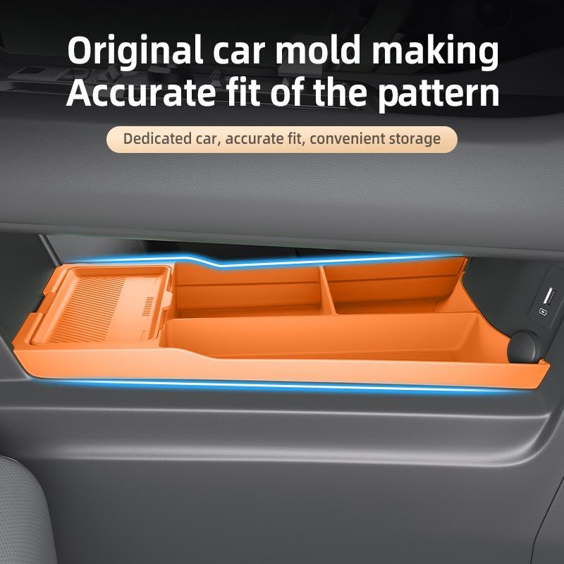 For BAIC BJ40 Central Lower Storage Box Black Hidden Organizer Tray Armrest Glove Box Car Interior 1PC Set