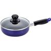 Wahei Freiz Small Frying Pan 16cm, Gas Stove Only, with Lid, for Lunch Boxes and Small Quantity Cooking, PFOA-Free, Fluoropolymer Coating
