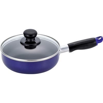 Wahei Freiz Small Frying Pan 16cm, Gas Stove Only, with Lid, for Lunch Boxes and Small Quantity Cooking, PFOA-Free, Fluoropolymer Coating