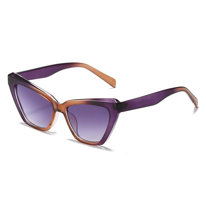 Cat'S Eye Sunglasses, Personalized Candy-Colored Glasses, Versatile Sunglasses For Women