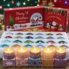 2.2oz Christmas Aromatherapy Candle with Dried Flowers - Romantic Festival Gift Box Souvenir