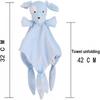 Baby Security Blanket Newborn Comforter Toy Comfort Blanket Plush Animal Security Blankie (Dog)