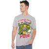 Teenage Mutant Ninja Turtles Mens Pizza Christmas T-Shirt