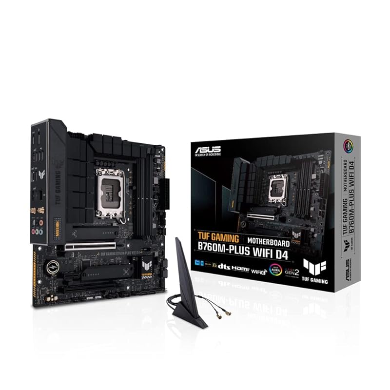

ASUS INTEL 13.12th generation LGA1700 correspondence B760M mounted motherboard TUF GAMING B760M-PLUS WIFI D4 / Domestic authorized distributor product