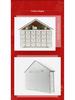 24-Day Christmas Advent Countdown Calendar Ornament Set for Home Decorations
