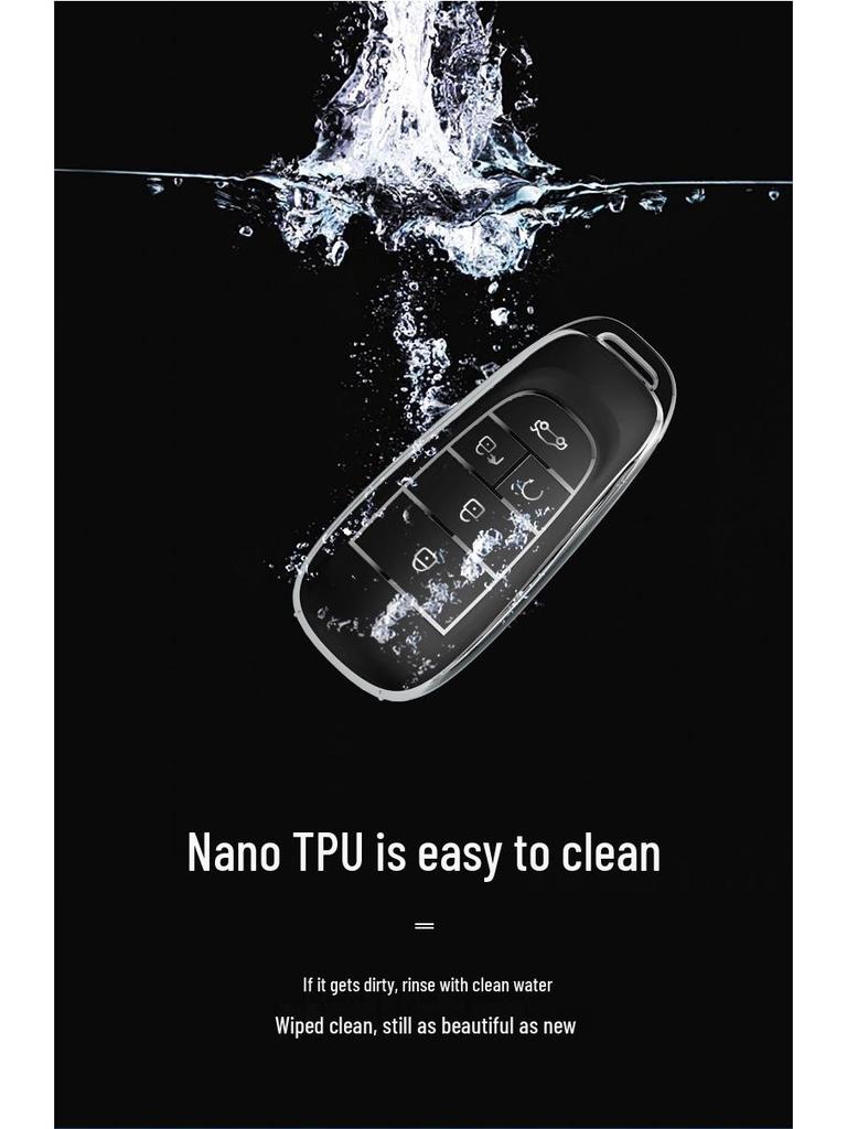 GAC Trumpchi Schlüsselhülle für GS4/GS5/GS3/GA4/GA5/GA6 - New Energy Auto Schlüsselschale mit Schnalle für Männer und Frauen