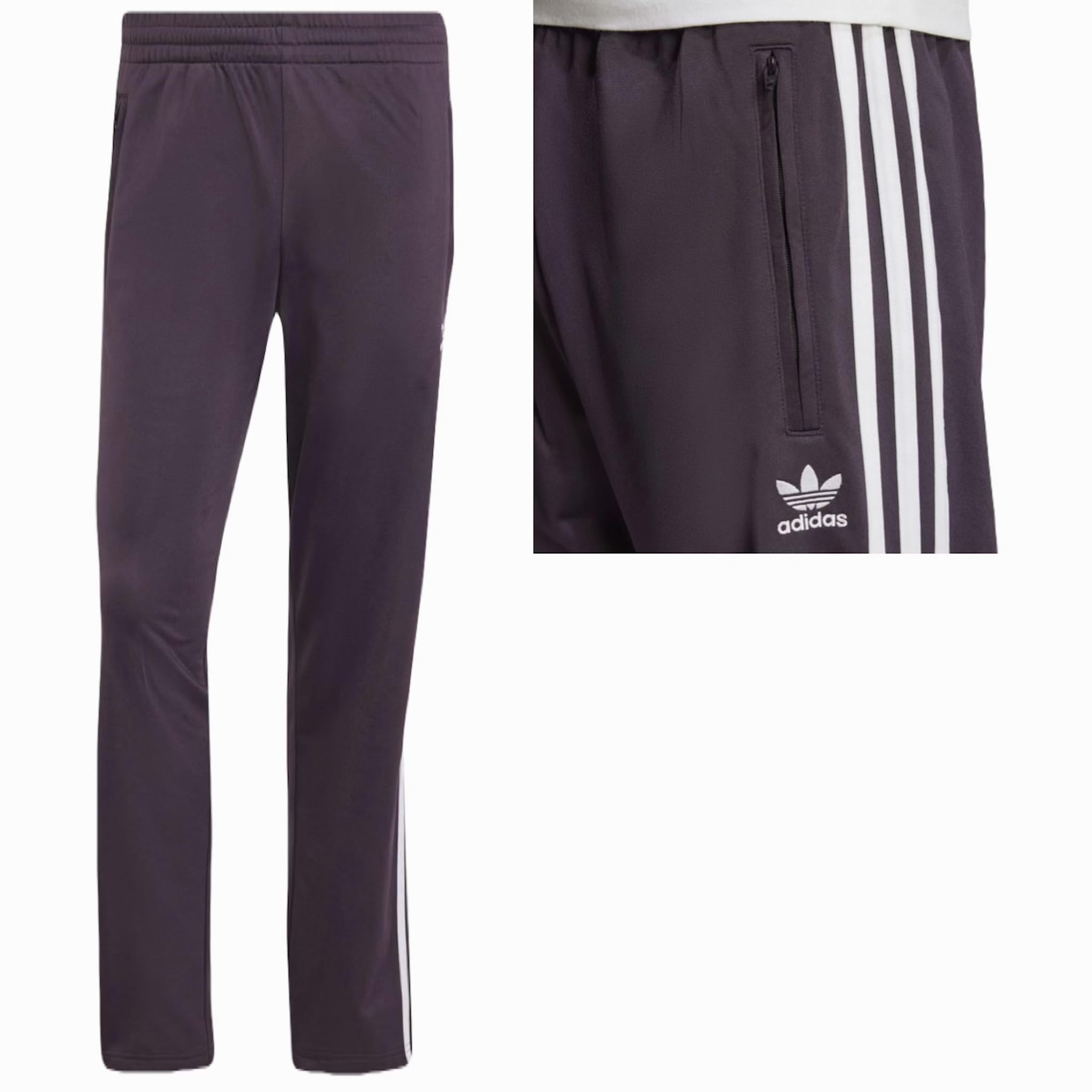 

adidas Originals Adicolor Classics Firebird Track Size L Violet Pants, (Waist 79-82cm), (IY9900)