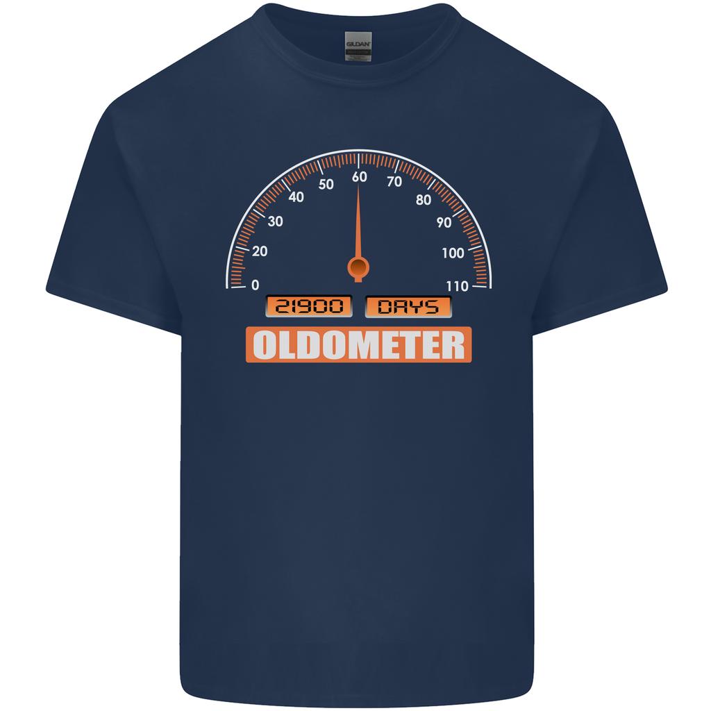 60th Birthday 60 Year Old Ageometer Funny Unisexs Light Cotton TShirt
