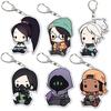 Chaveiro Valorant Chaveiros Desenho Animado Fofo Jogo de PC Popular Chaveiros para Bolsa Pingente Acessórios Presente
