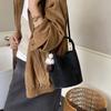Urban Minimalist Pu Water Bucket Bag With Magnetic Closure For Daily Use
