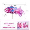 DIY Material Package New Year Koi Fish Lantern Traditional Chinese Style Festival Atmosphere Handmade Decorative Lantern