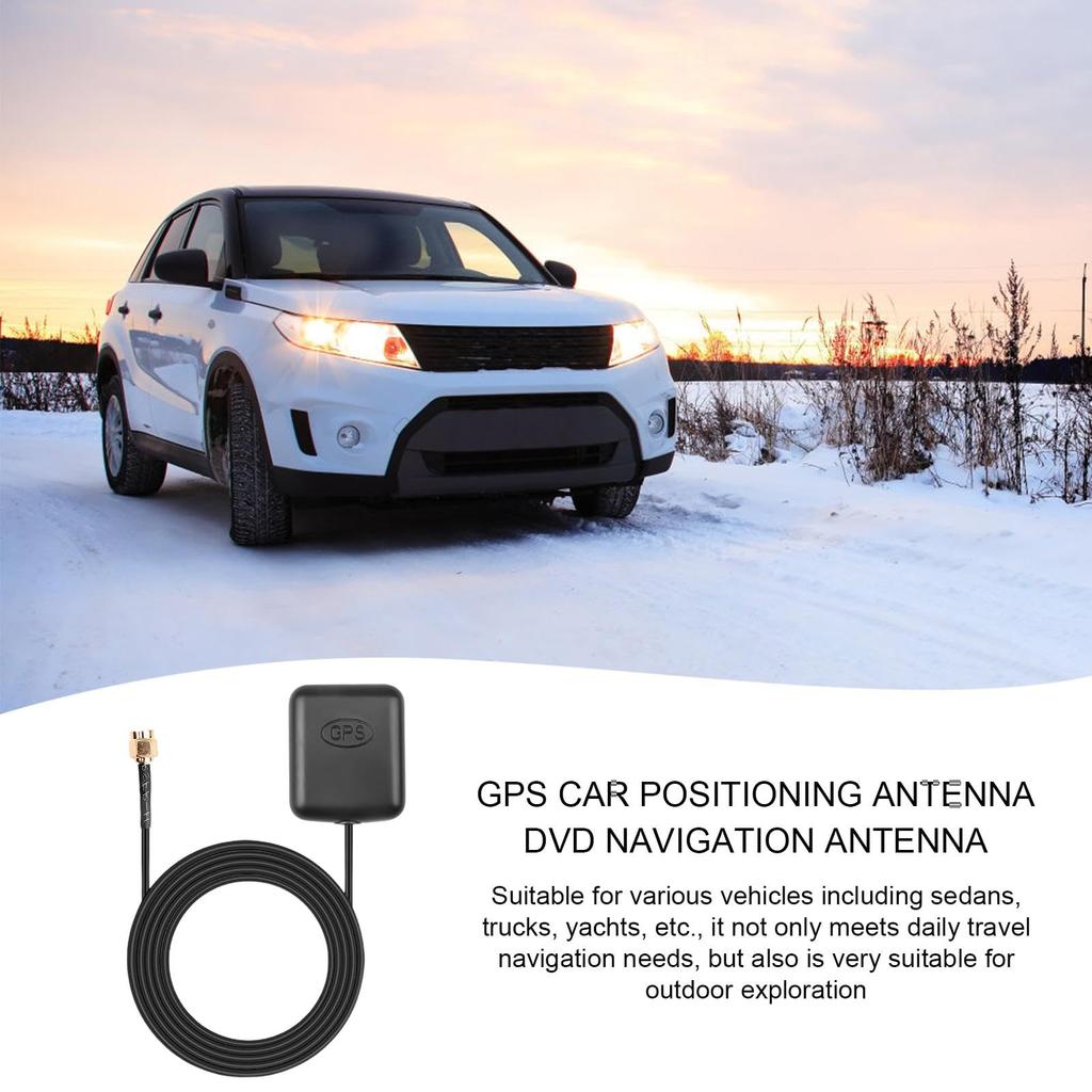 Car GPS Antenna,GPS Navigation Antenna - GPS Car Positioning Antenna 3 Meter Feeder GPS