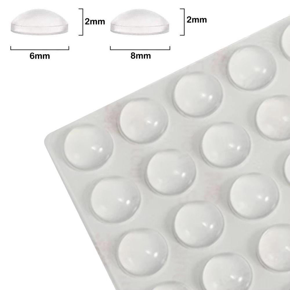 New Self Adhesive Damper Buffer Round Clear Door Stopper Silicone Protective Pads