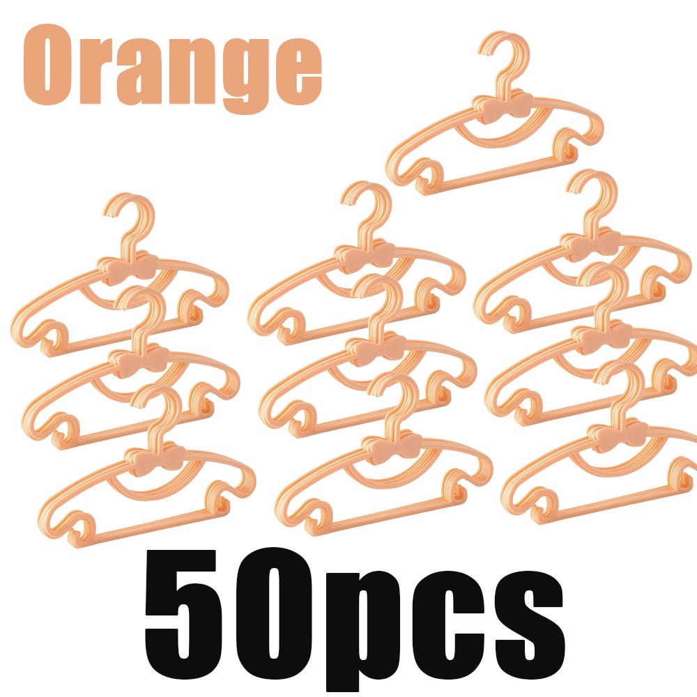 5/10/20/30/50pcs Of Children's Hangers Plastic Portable Towel Scarfs Hangers Kids Clothing Closet Storage Hanger Racks Accessory