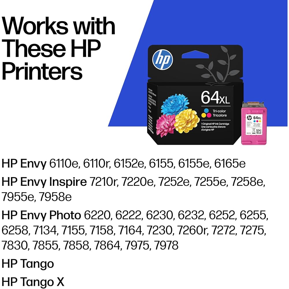 HP 64XL | Ink Cartridge | 3 Colors