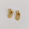 Twisted Spiral Stainless Steel Earrings Stainless Steel Drop Dangle Earrings  For Women