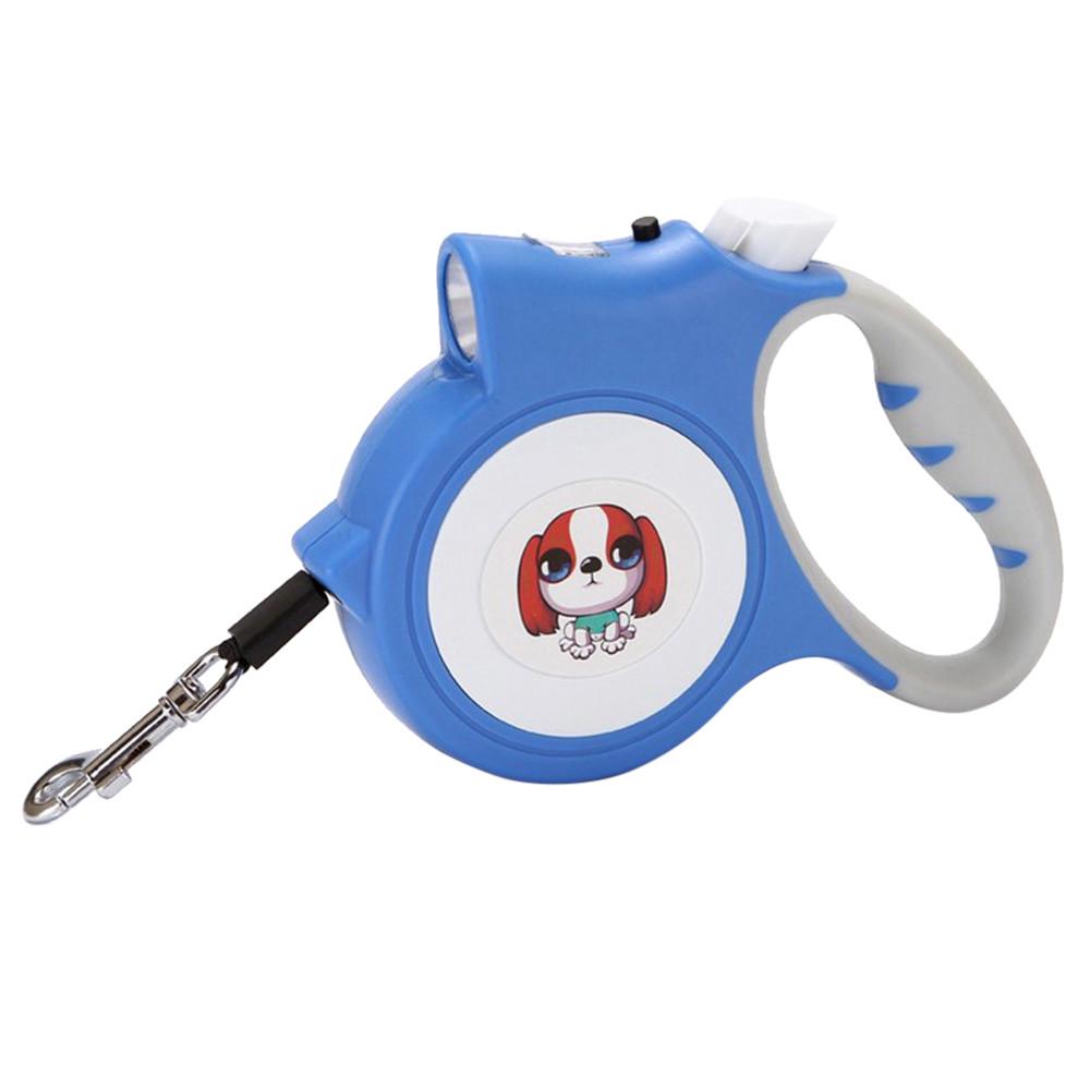 mod retractable dog leash with light