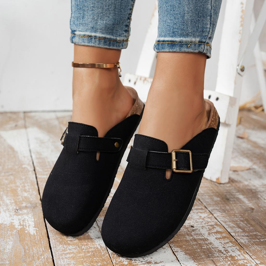 Fashion 2025 Women Slippers New Fashion Outdoor Slippers Non Slip Flat Bottom Casual Mules Shoes Women Slides Women Zapatos De Mujer