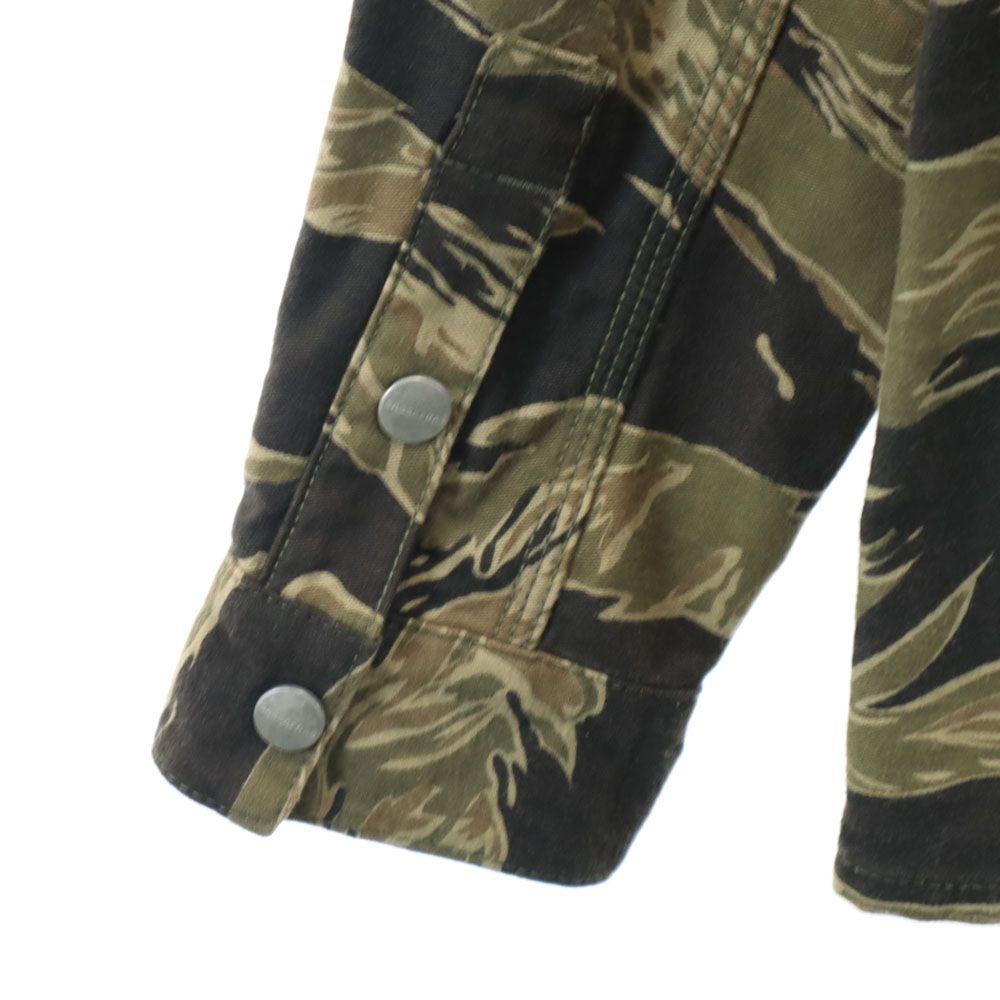 SASAFRAS Made In Japan Camouflage Pattern Coverall S Khaki Military Men's Used