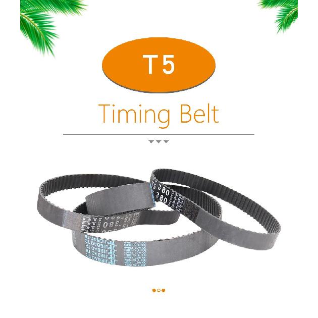Transmission Belts T5-940/980/990/1000/1020/1050/1100/1200/1215/1250 Closed Loop Rubber Synchronous Belt Width 10/15/20/25/30 Mm
