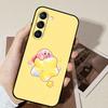 J-Kirby Phone Case Black Ultra-thin Shockproof Case For Samsung S24/S25/S22/S30/Note20/Lite/Ultra/5G/Plus/FE