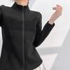 Lulu Lightweight Warm Air Layer Fleece Coat - Slim Fit, High Collar Zip Cardigan