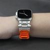 TPU Sports Rubber Band For Apple Watch Ultra 2 49mm 45mm 44mm 42mm Soft Silicone Strap For iWatch Series 9 8 7 6 5 4 se Bracelet