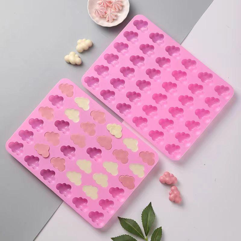 36-Cavity Silicone Mold for Cloud Buns, Cakes, Chocolates, Ice Cubes, Resin, Wax, and Candy