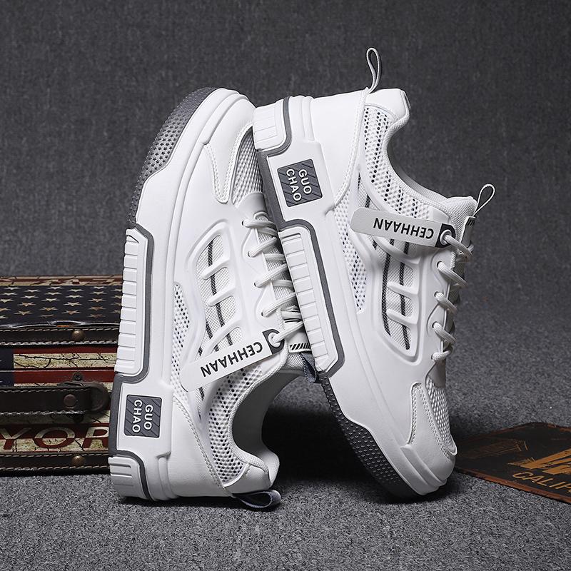 Men 's Casual Four Seasons Fashion Skateboarding Students Comfortable Sneakers Boys Trending Soft Sole Breathable Shoes