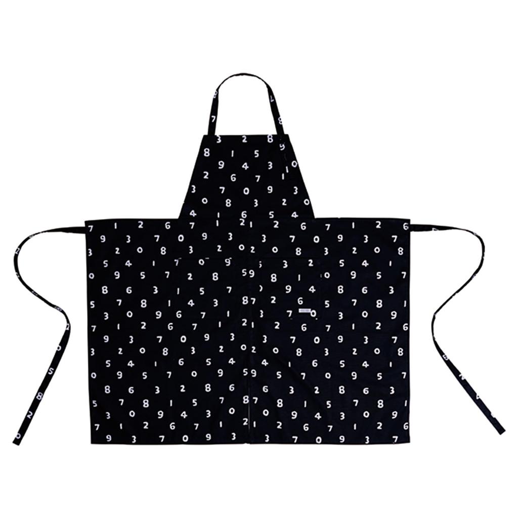 Marushin H-shaped Apron SO-SU-U, Wet Feather Color, Approx. 90cm H x 95cm W (excluding strings)