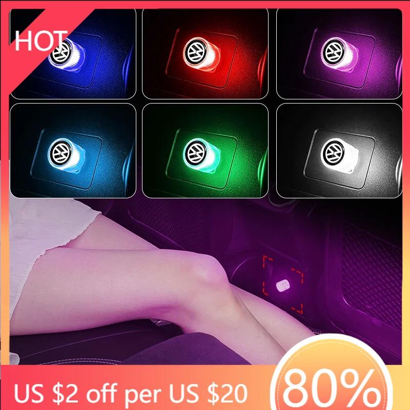 2025 Hot New Car USB LED Light Car Interior Atmosphere Light Car Accessories For Volkswagen VW GTI Rline R Polo MK8 Passat Magot