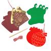Christmas Scratch-off Ornaments Ball Kid Activity 12 Pieces