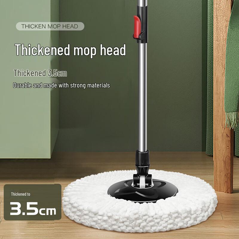 Microfiber Rotary Mop Replacement Heads (5-Pack)