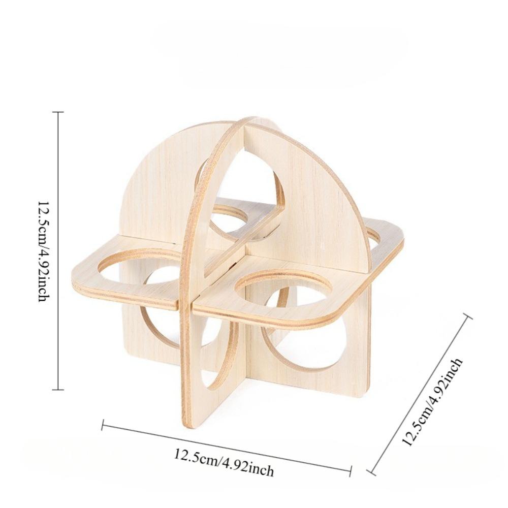 Pet Hamster Wooden Swing Toy for Small Pet Squirrel Golden Bear Guinea Pig Pet Cage Accessories Parrot Seesaw Wooden Bridge Toy