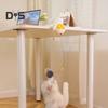An der Tür hängendes, flauschiges Katzenballspielzeug, elektronischer, selbstspielender Haustierball, automatisch anhebender Fellball, Schnurspielzeug, interaktives Katzenspielzeug für Hauskatzen