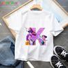 Toddler Girl Clothes Huntrx Mira Rumi Zoey Letter A-Z Cartoon Tee Shirt Funny Gift Fans Harajuku Cool Kids T-shirts Summer Tops