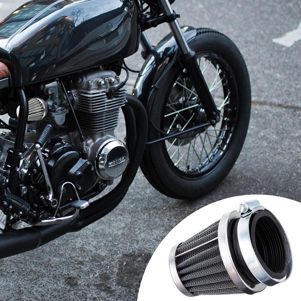 Motorcycle Mesh Power Filter Air Intake Filter Kit Power Filter Baggy Scooter Bike Air