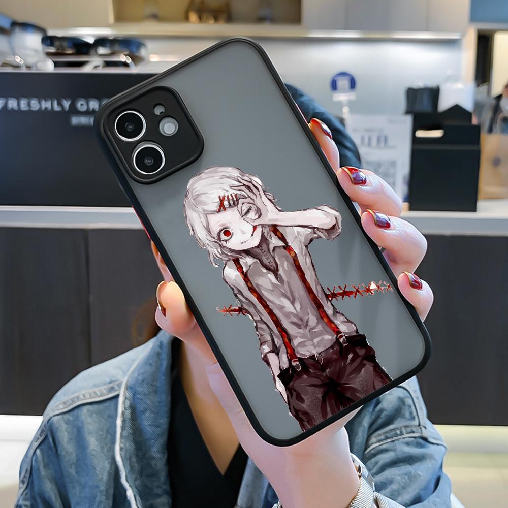 

Чехол для телефона «Токийский гуль» в твердом переплете, матовый чехол для телефона с японским аниме для iPhone 12 11 Pro XS MAX X 7 XR SE 2020 8 6 6s Plus iPhone 12 mini