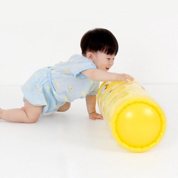 Hello Dino Play Roller Rattle Tummy Time Fine Motor Development Baby Toy Korean Childrens Toys