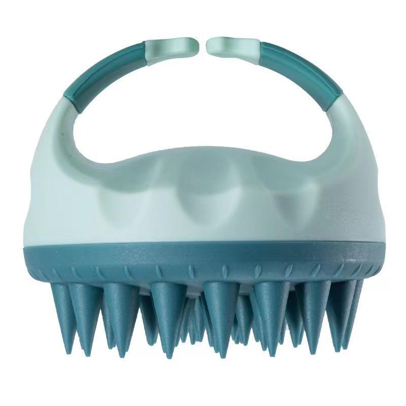 Silicone Scalp Massaging Shampoo Brush and Anti-Itch Comb