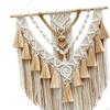 Chic Macrame Tapestry Bohemian Handcrafted Tassels Ornament Fringe Pendant Wall Hanging for Wedding
