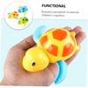 Colorful Wind Up Sea Turtle Bath Toy with Swimming Action for Toddlers, Safe NonToxic Material