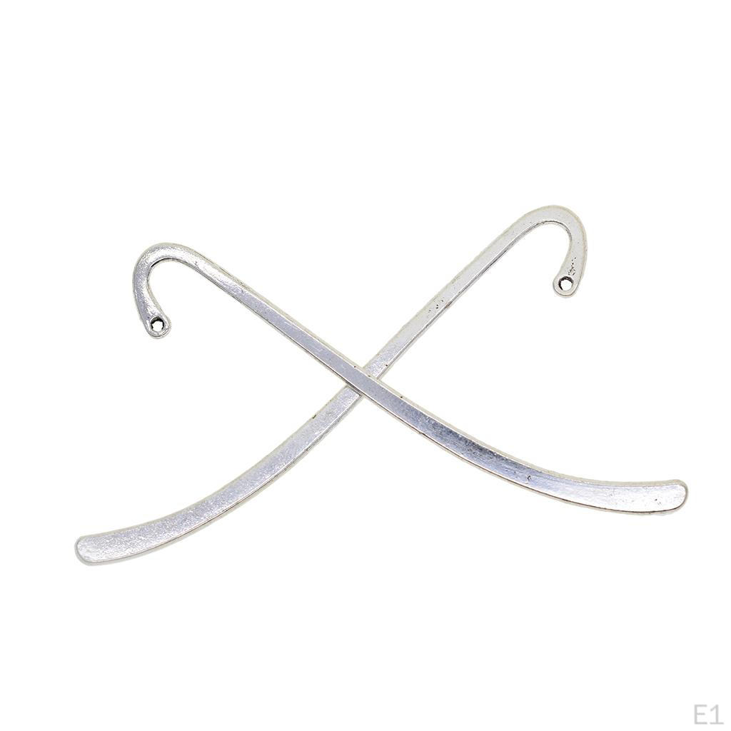 20 kusů kovových záložek Značka knihy s háčkem korálkování šperky nálezy řemesla x 14 mm