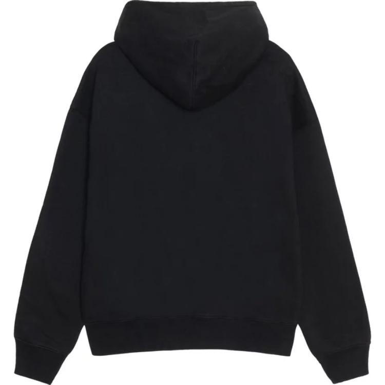 Stussy X Nike Stone Washed Fleece Zip Hoodie (Asia Sizing) Black Unisex Streetwear FJ9176-010