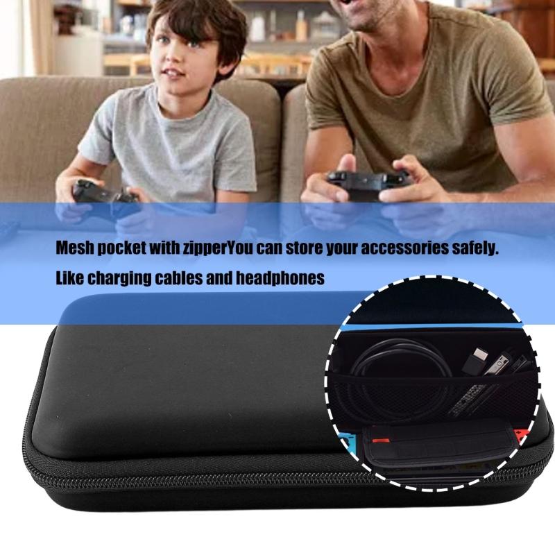 Portable Storage Bag Hard Shell Carrying Case for Switch Console and Accessories Gaming Gear Protective Container