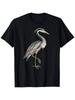 Reiger Shirt Watervogel Liefhebber Blauwe Reiger Kustvogels T-shirt