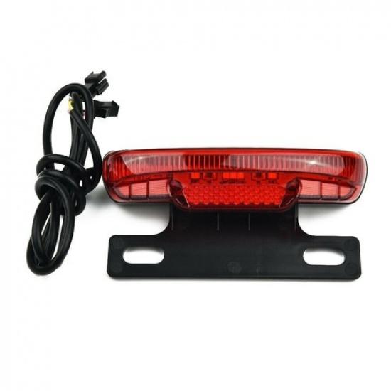 1PC Safety Warning Rear Lamp Rear Tail Light For Electric Bicycle E-Bike 36-48V